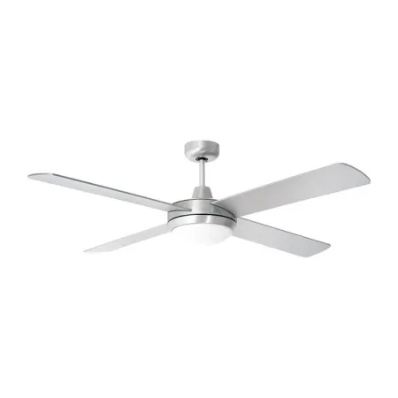 2*E27 LED Ceiling Fan with Light Kit RF Kontrol 4 Blades 60W AC Motor