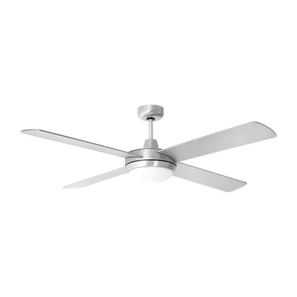 2*E27 LED Ceiling Fan with Light Kit RF Kontrol 4 Blades 60W AC Motor