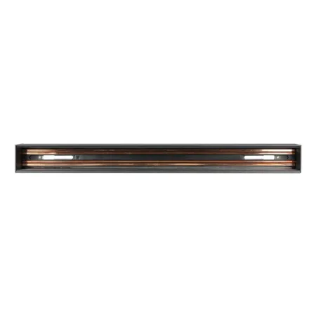Recessed Aluminium Track Rail Black 2M