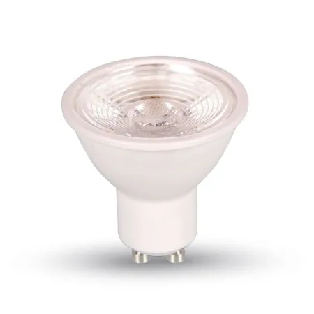 LED Spotlight 7W GU10 Plastic with Lens 6400K Dimmable 38°