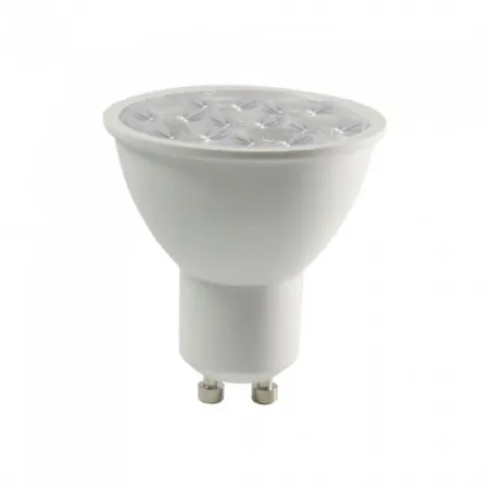 LED Spotlight Samsung Chip GU10 6W Ripple Plastic 10°D 6400K