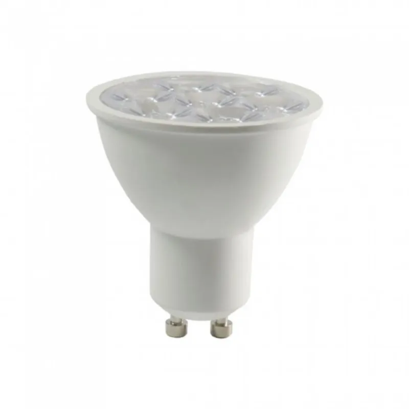 LED Spotlight Samsung Chip GU10 6W Ripple Plastic 10°D 6400K