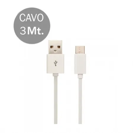 Type C USB Cable 3m White