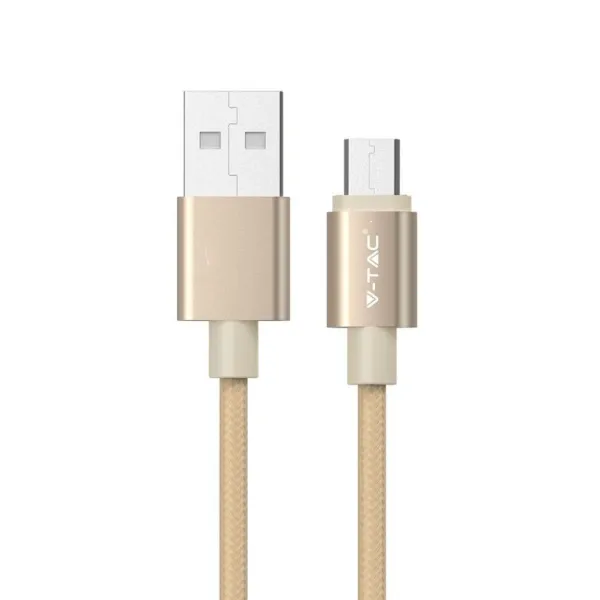 1m Micro USB Cable Gold Platinum Series