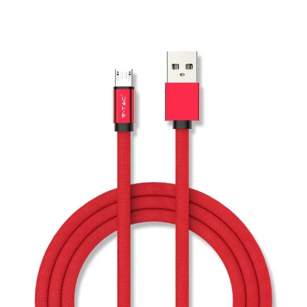 1m Micro USB Cable Red Ruby Series