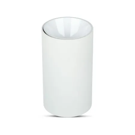 GU10 Fitting Round White + White