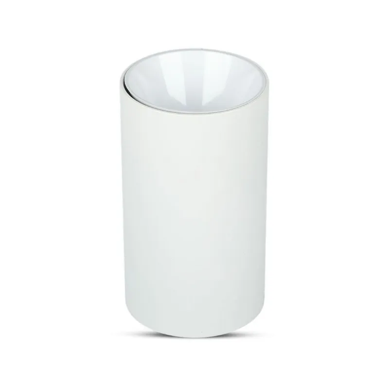 GU10 Fitting Round White + White