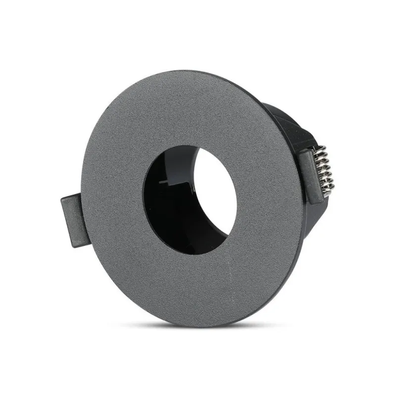 GU10 Fitting Black + Black Round