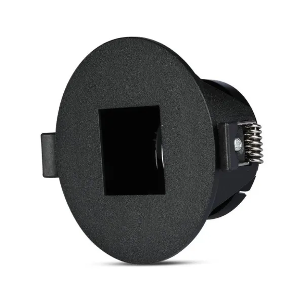GU10 Fitting Square Black + Black