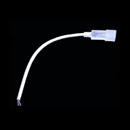 Connector with Plug For Neon Flex Power Cord