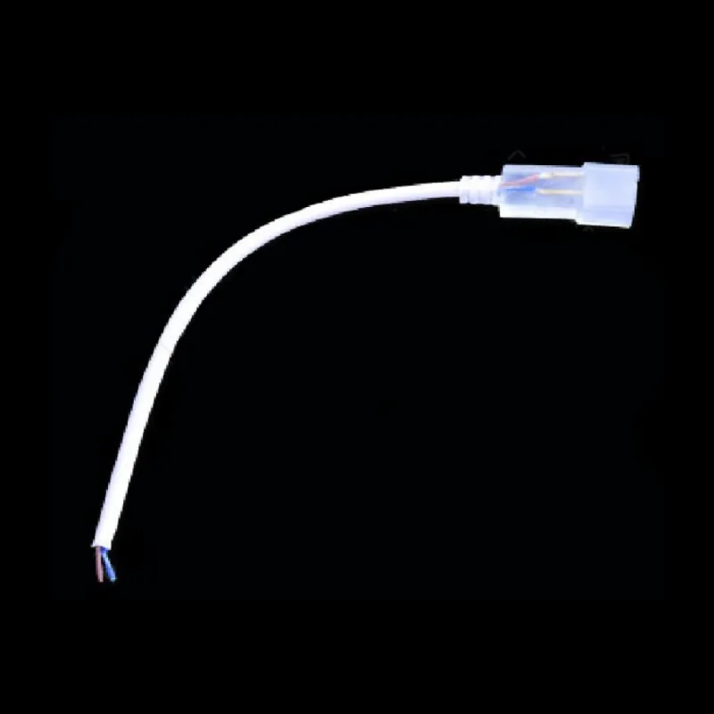 Connector with Plug For Neon Flex Power Cord