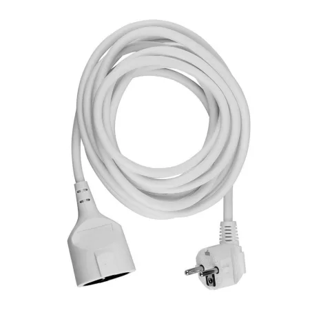 Extension Cord (3G 1.5mm 2 X 10m ) 16A , Polybag + Card White