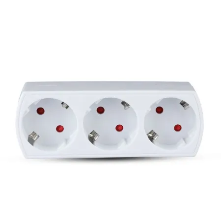 3 Outlet Power Adapter With Earth Contact 16A 250V ( Label + Polybag With Headcard )