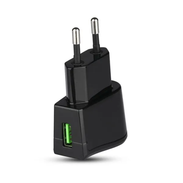 USB Travel Adaptor with Blister Package Black