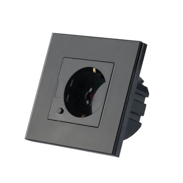 EU WiFi Wall Socket Black