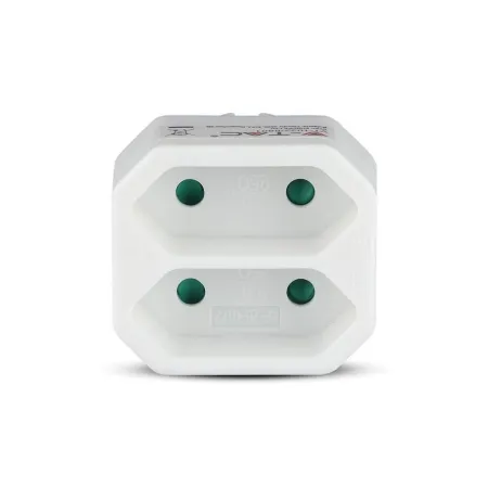 2 Outlet Adapter 2.5A White Label + Poly Bag