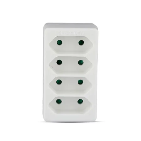4 Outlet Adapter 2.5A White Label + Poly Bag