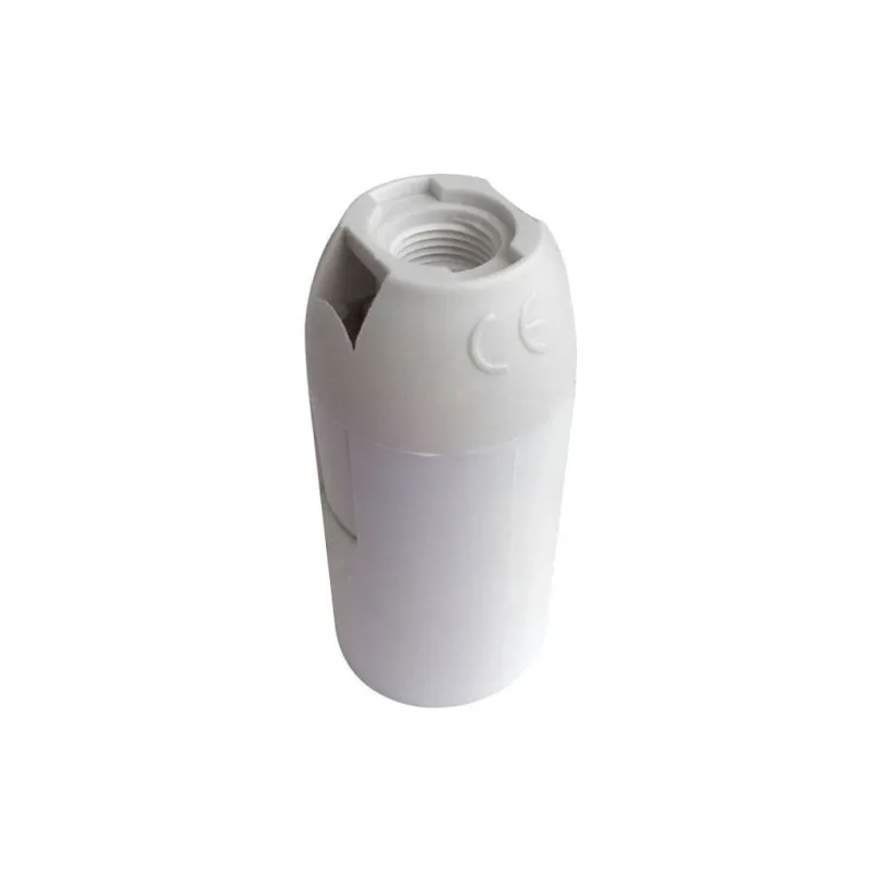 E14 Lamp Holder (Polybag + Card) White