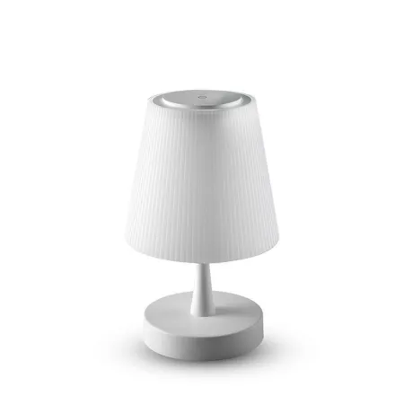 4W LED Rechargeable Desk Lamp Chrome Touch Dimming 3000K