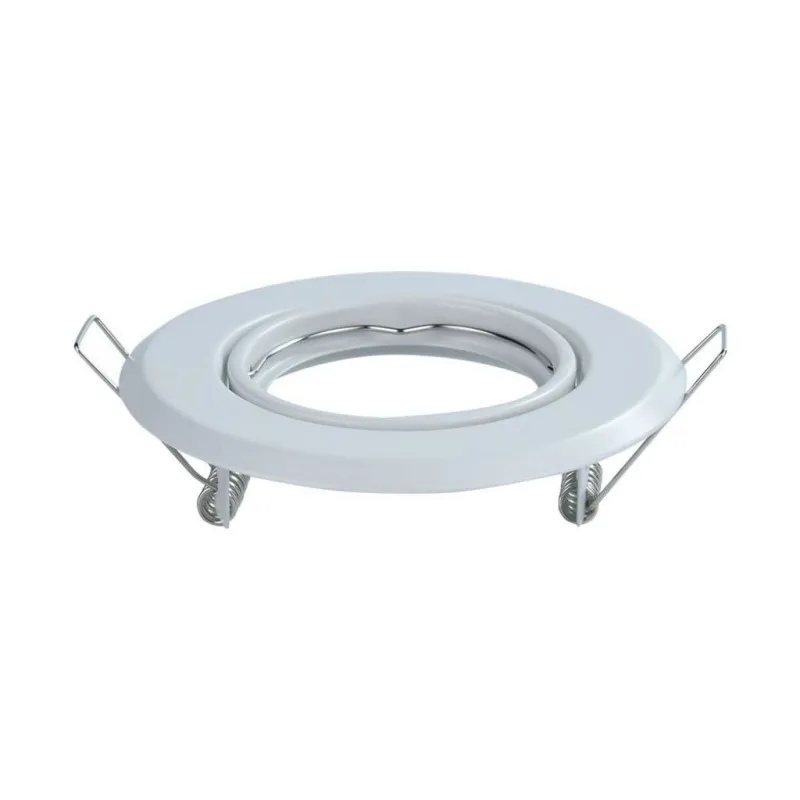 GU10 Round Spotlight Fitting White 2 Pcs/Box D:93