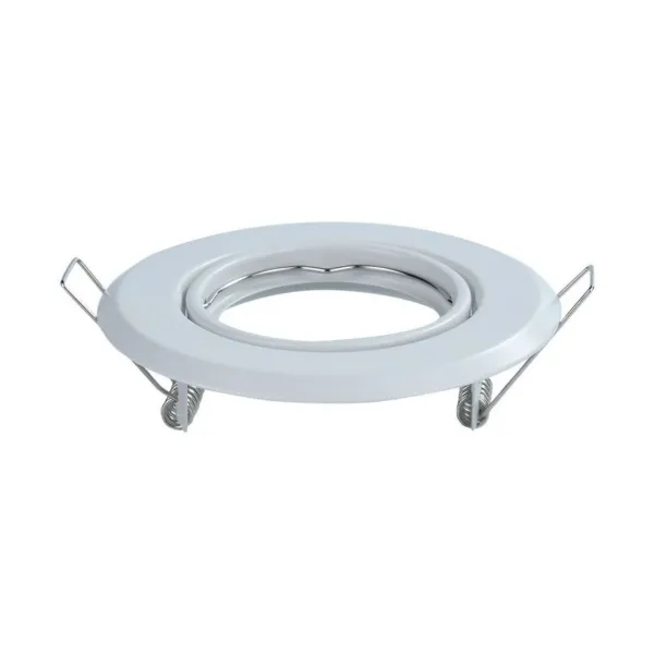 GU10 Round Spotlight Fitting White 2 Pcs/Box D:93