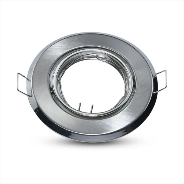 GU10 Round Spotlight Fitting Satin Nickle 2 Pcs/Box D:93