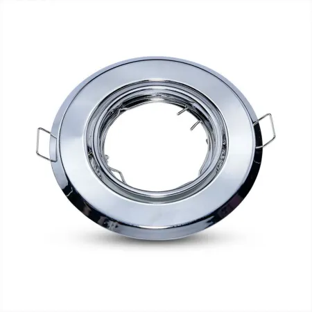 GU10 Round Spotlight Fitting Chome 2 Pcs/Box D:93