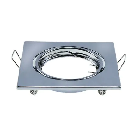 GU10 Square Spotlight Fitting Chome 2 Pcs/Box 82X82