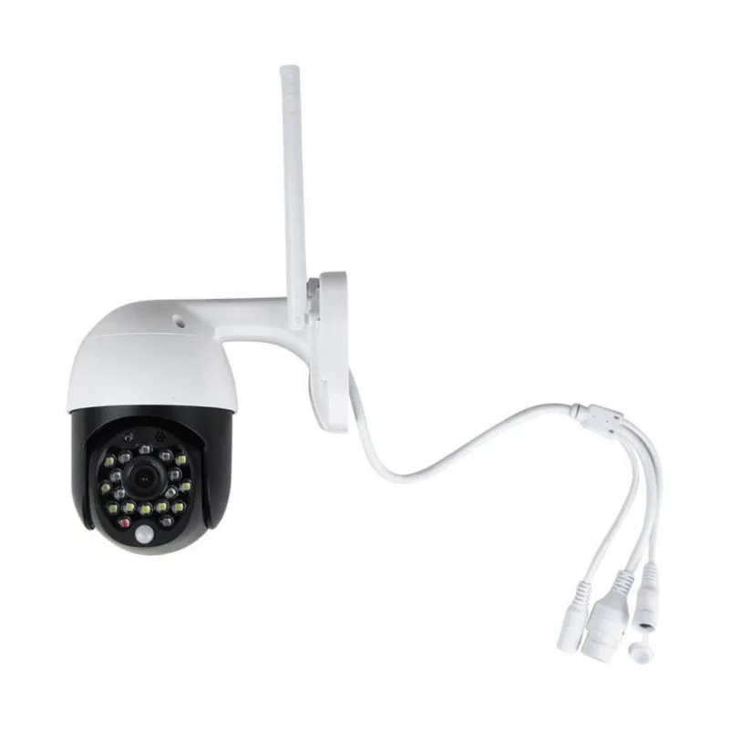 P09 18 WiFi Outdoor Camera with 8 LED Lights 3Mp IP65 Dome