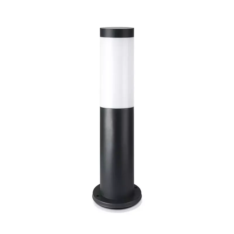 E27 Bollard Lamp 45cm with Stainless Steel Body Black IP44