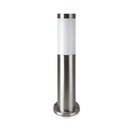 E27 Bollard Lamp 80cm with Stainless Steel Body Satin Nickel IP44