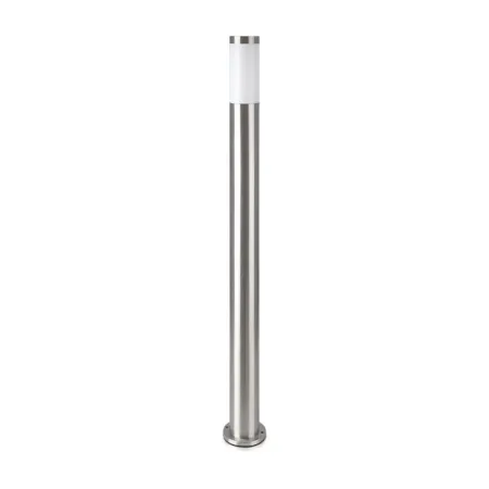 Piantana LED Giardino 110cm Portalampada E27 (max 60W) Nichel Satinato IP44