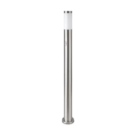 Piantana LED Giardino 110cm Portalampada E27 (max 60W) PIR Grigia IP44