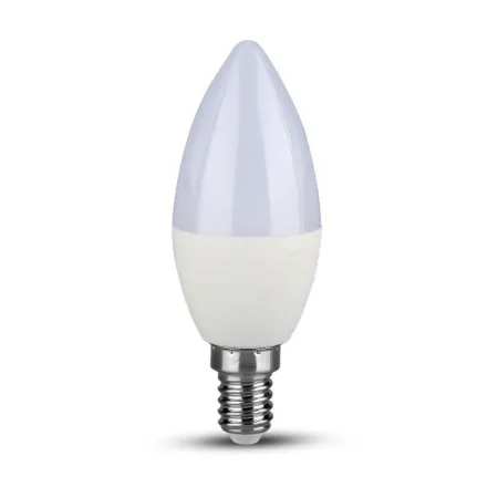 LED Bulb Samsung Chip 5.5W E14 Plastic Dimmable Candle 6400K