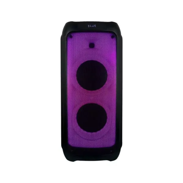 40W Rechargeable Speaker with One Wired Microphone RF Control & Handle 2*8 Inch