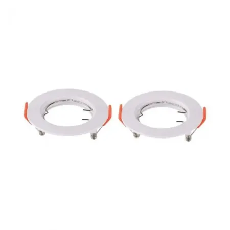 GU10 Fitting Round White