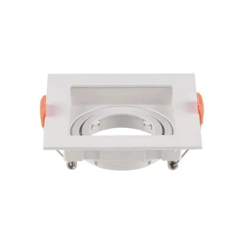 GU10 Fitting Square White