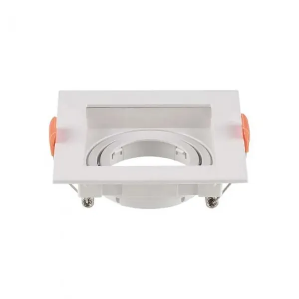 GU10 Fitting Square White
