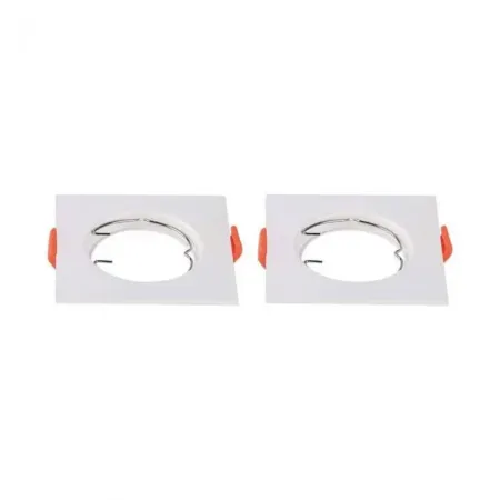 GU10 Fitting Square White
