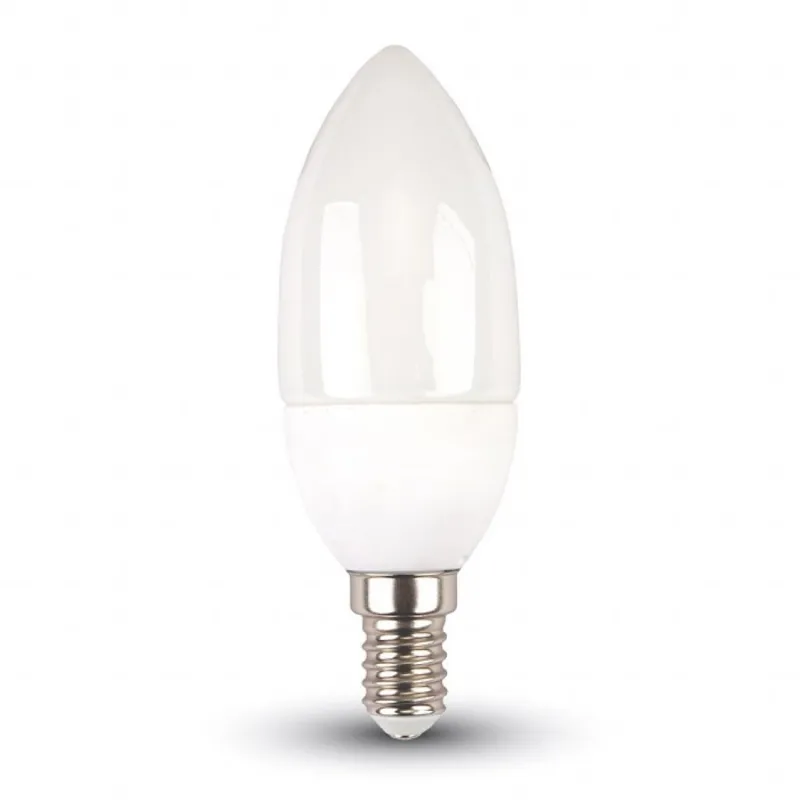 LED Bulb 3.5W E14 A80 Candle Dimming Brightness Rd Control RGB 6400K