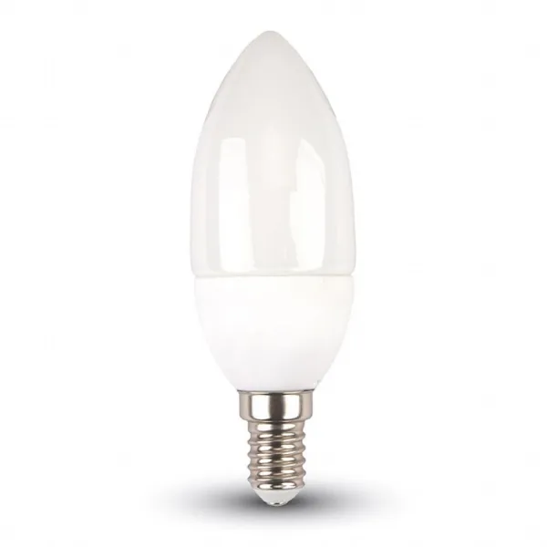 LED Bulb 3.5W E14 A80 Candle Dimming Brightness Rd Control RGB 6400K