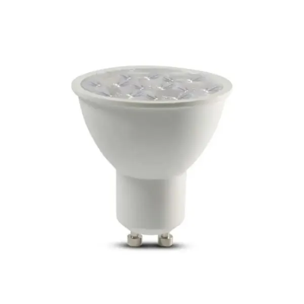 LED Spotlight Samsung Chip GU10 6W Ripple Plastic 10°D 3000K