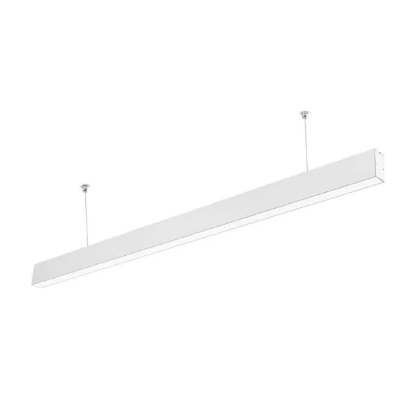 LED Linear Light Samsung Chip 40W Hanging Suspension White Body 4000K 1200X35X67mm