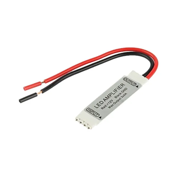 Mini Amplifier For LED Strip RGB 5050 3*4A