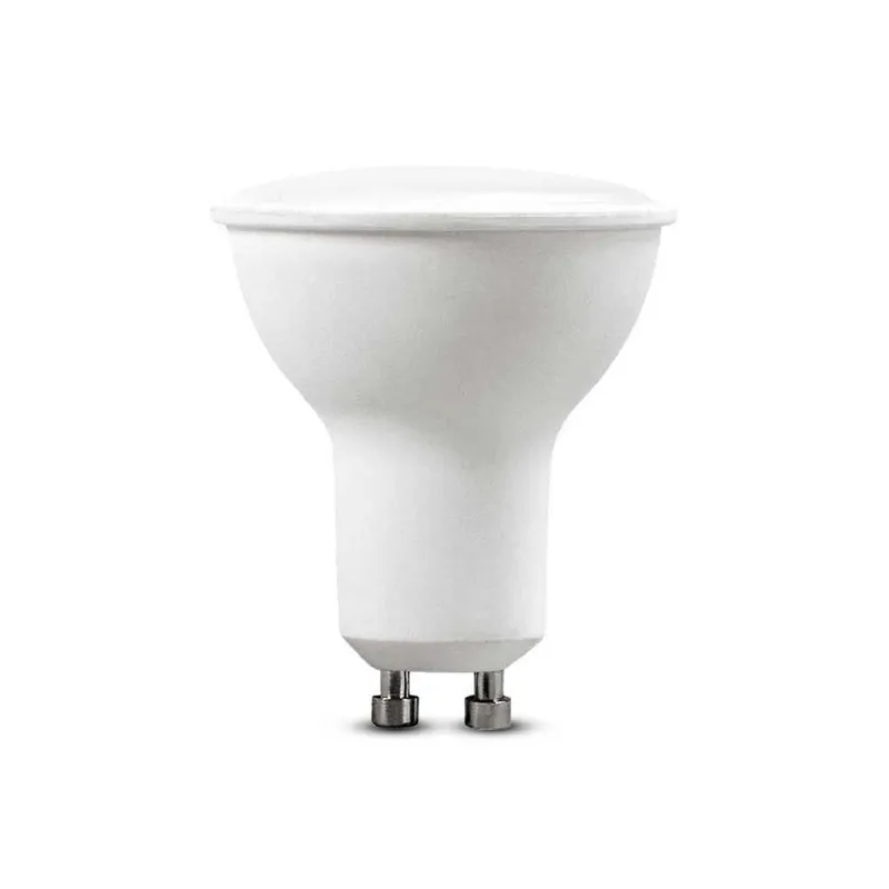 4.5W SMD White Plastic Spotlight Milky Cover 4000K GU10 100`D 6Pcs/Pack