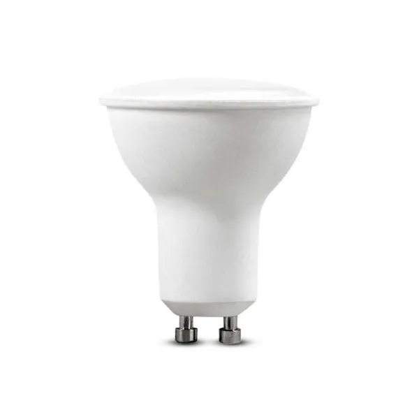 4.5W SMD White Plastic Spotlight Milky Cover 4000K GU10 100`D 6Pcs/Pack