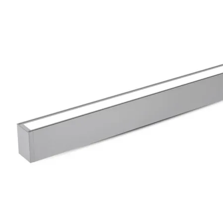 LED Linear Light Samsung Chip 40W Hanging Suspension Silver Body 4000K 1200X50X65mm