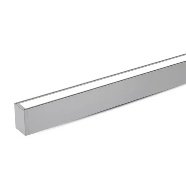 LED Linear Light Samsung Chip 40W Hanging Suspension Silver Body 4000K 1200X50X65mm