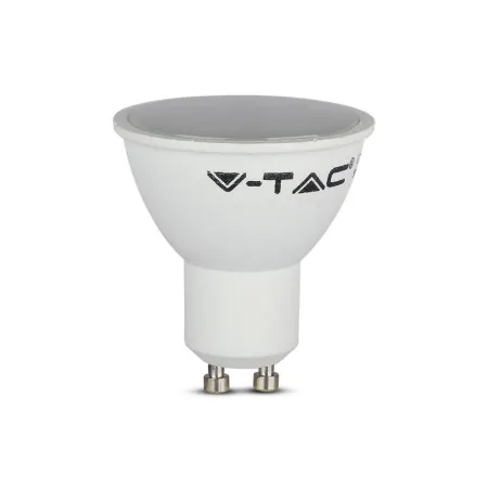LED Spotlight 4.5W GU10 White Plastic Milky Cover 4000K