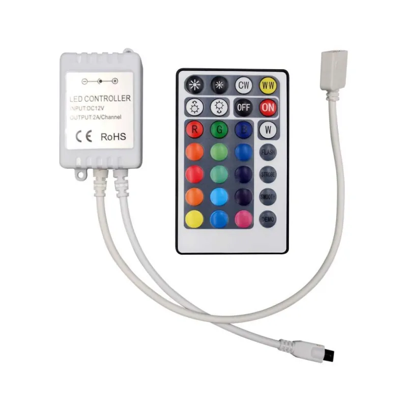 Infrared ControLED with Remote Control 3In1+RGB 28 Buttons